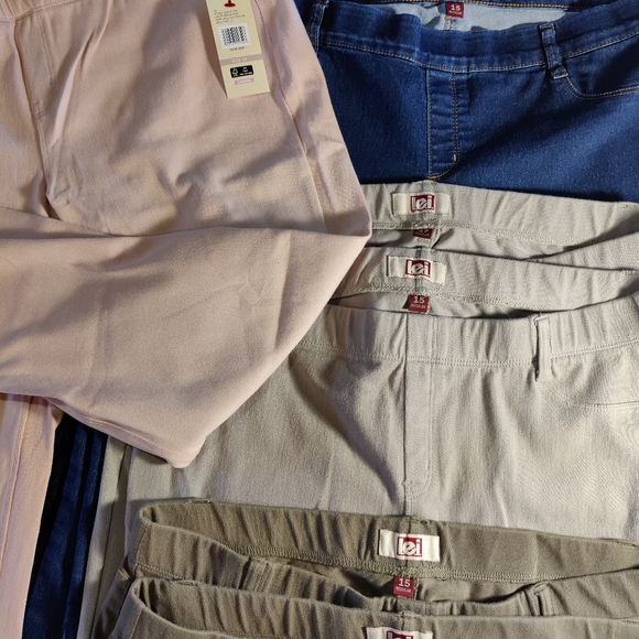 L.E.I. Juniors Luxe Pull-On Ankle Jeggings Pants, Seven Pairs - Picture 8 of 13